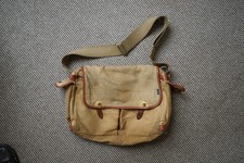 Vintage Barbour Shoulder Bag Canvas Leather Game Keeper Fly Fishing