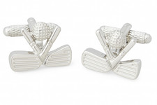 Golf Clubs & Ball Cufflinks -