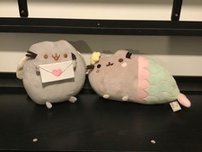 gund pusheen plush lot mermaid angel 8" bundle cat soft toys great condition