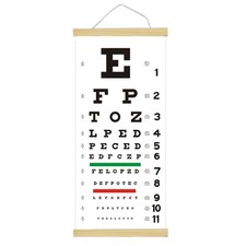Eye Chart 56cmx26cm for Office