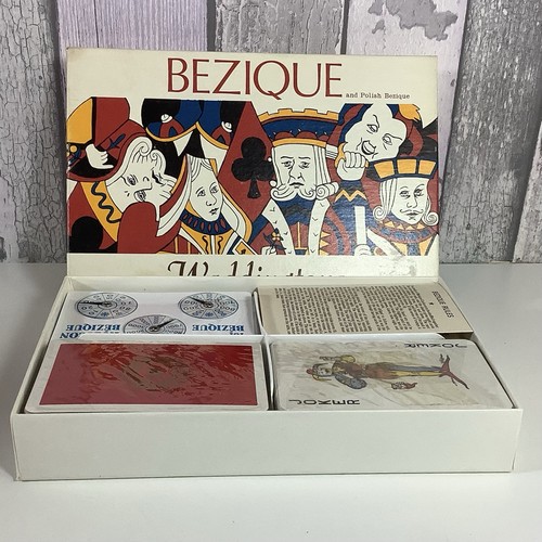Bezique card game vintage - game,