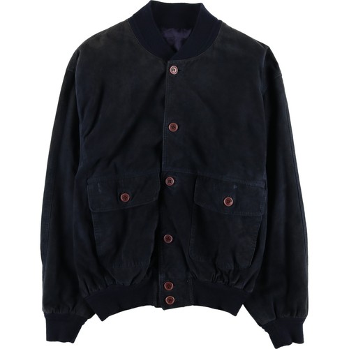 Used suede leather blouson