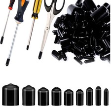 END CAP ROD BAR SCREWS BOLTS TUBES CABLE VINYL RUBBER PLASTIC THREAD COVER CAPS