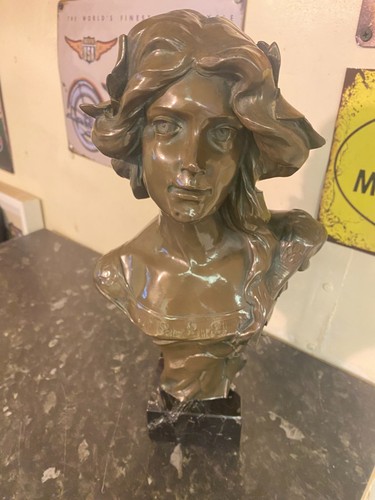 Art nouveau cold cast - art,