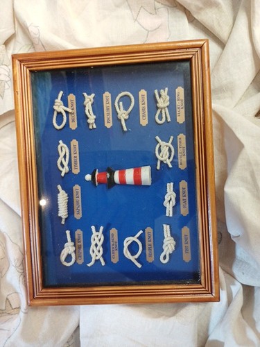 Nautical knots framed - , display