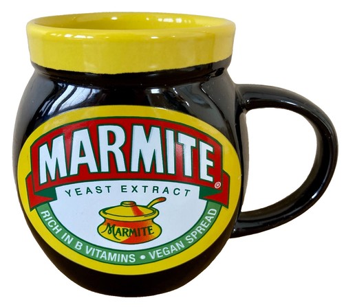 Marmite jar ceramic - marmite,