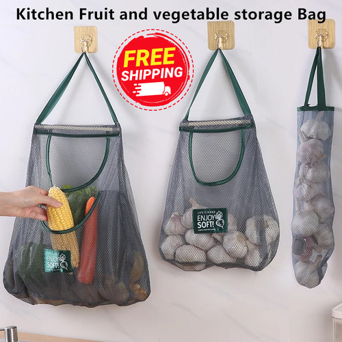 Reusable hanging storage mesh - reusable,