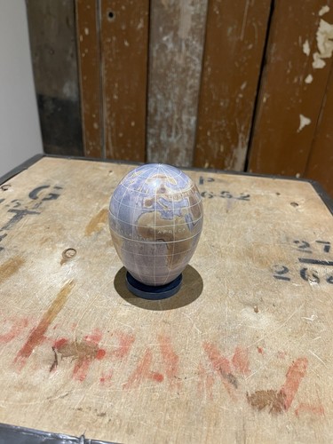 Gemstone globe paperweight - gemstone,