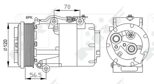 Air conditioning compressor