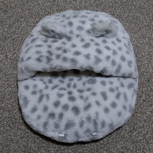 White grey dots - white/, fleece