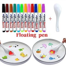 12 X Colors Magical Water Painting Pen Floating Doodle Pens Kids Drawing