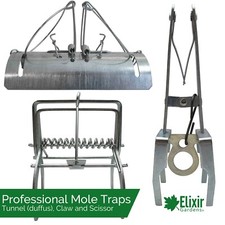 Mole Traps | Tunnel, Scissor & Claw Types | Professional Quality & Heavy Duty