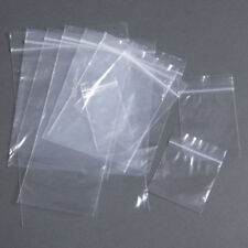 Small Clear Grip Self Press Seal Resealable Poly Polythene Lock Plastic Bags