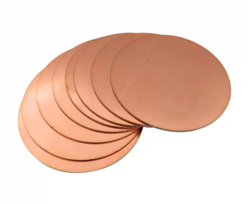 Solid pure copper - copper, blank
