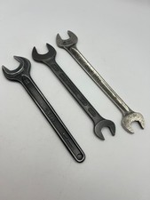 3 x German Vintage Spanners Radebeul - Din - Stahlwille Garage Collectable Tools