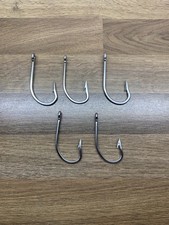 5 Sea Fishing 10/0 J Bait Hook Conger Shark Ray Spur Dog