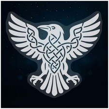 'Celtic Raven' Static Window