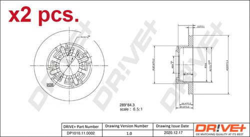 Pcs rear brake disc rotos - x2,