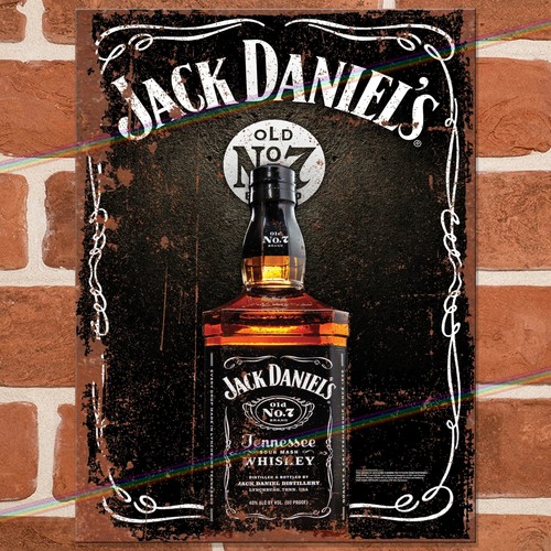 Jack daniels whiskey - daniels, metal