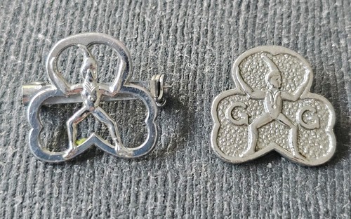 Pair silver tone girl - silver,