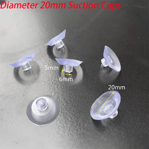 Clear suction cups - cups, pvc