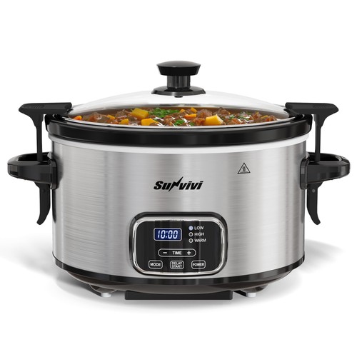 4qt programmable slow cooker - programmable,