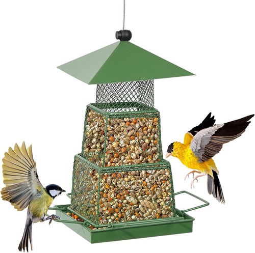 Hanging wild bird seed - hanging,