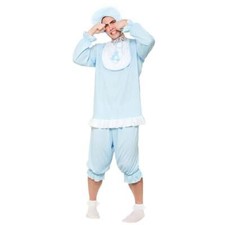 Adult Blue Big Cry Baby Costume Stag Hen Party Novelty Couples Fancy Dress
