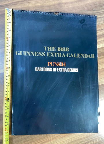 Guinness calendar 1988 punch - calendar,