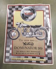 Vtg 1958 600 C.C. Norton