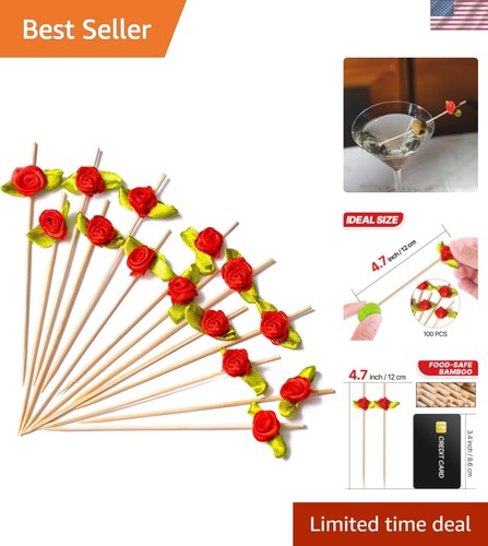 Cocktail picks bamboo - bamboo, skewers