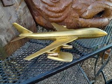VINTAGE BRASS MODEL OF BOEING
