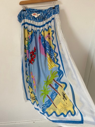 Vintage phool sarong skirt - sarong,