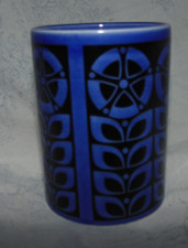 Vintage HTF Hornsea Gourmet 66 Blue Flowers canister~designed John Clappison