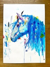 Original horse painting - horse, a3