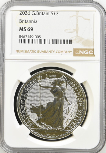 Britannia silver coin - coin, oz