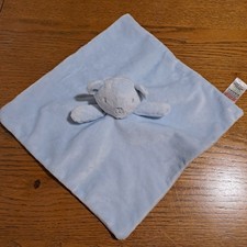 MATALAN BLUE TEDDY BEAR COMFORTER SOFT TOY BLANKIE BABY SOOTHER 