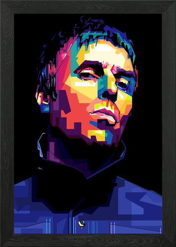 Liam gallagher pop art - pop, framed