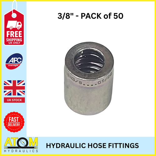 Hydraulic hose swage - 3/8",