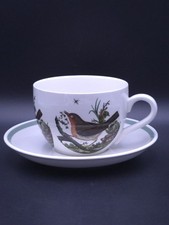 Portmeirion Birds of Britain Jumbo Breakfast Cup and Saucer- Robin