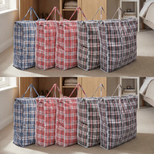 10x JUMBO LAUNDRY BAGS Zipped