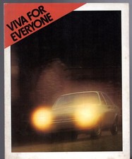 Vauxhall Viva HC 1972 UK Market 8pp Sales Brochure 1256 1800 2300 Std De Luxe SL