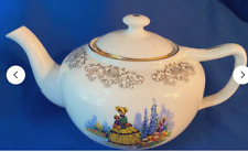 Vintage Teapot. Viona, Crinoline Lady. Bone China Tableware
