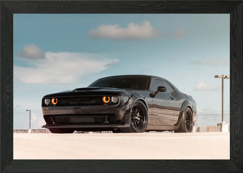 Dodge challenger srt framed - dodge,