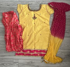 Indian Patiala Salwar Punjabi Suit with Dupatta Size Large