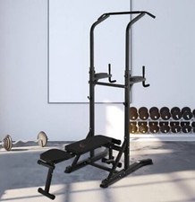 Homcom Adjustable Power Tower Multi-Functional Gym  - Excellent Condition 