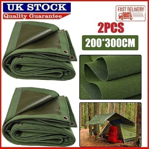 2pcs heavy duty canvas tarp - 2pcs,