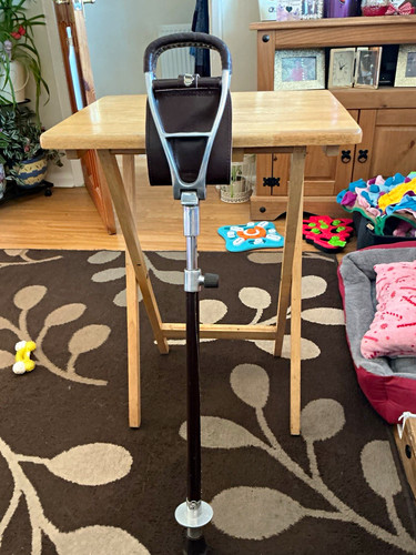 Adjustable height seat cane - height,