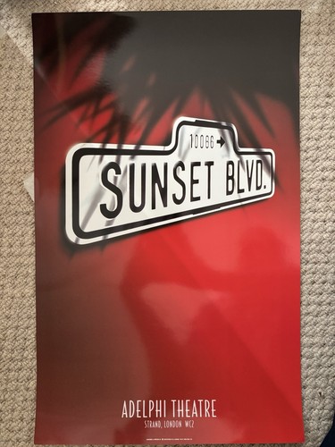 Sunset boulevard london poster - boulevard,