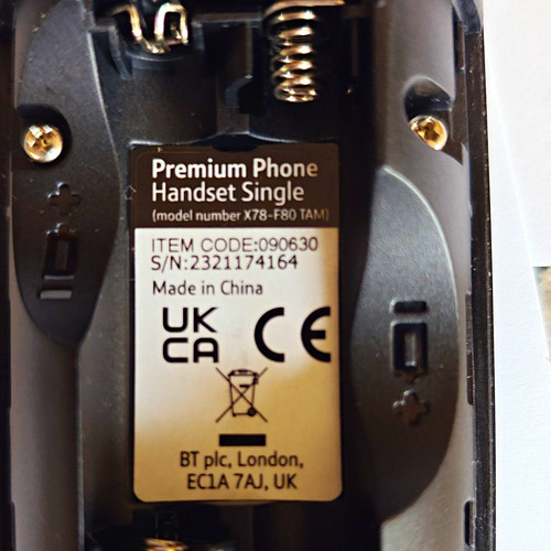 Premium phone handset - bt,